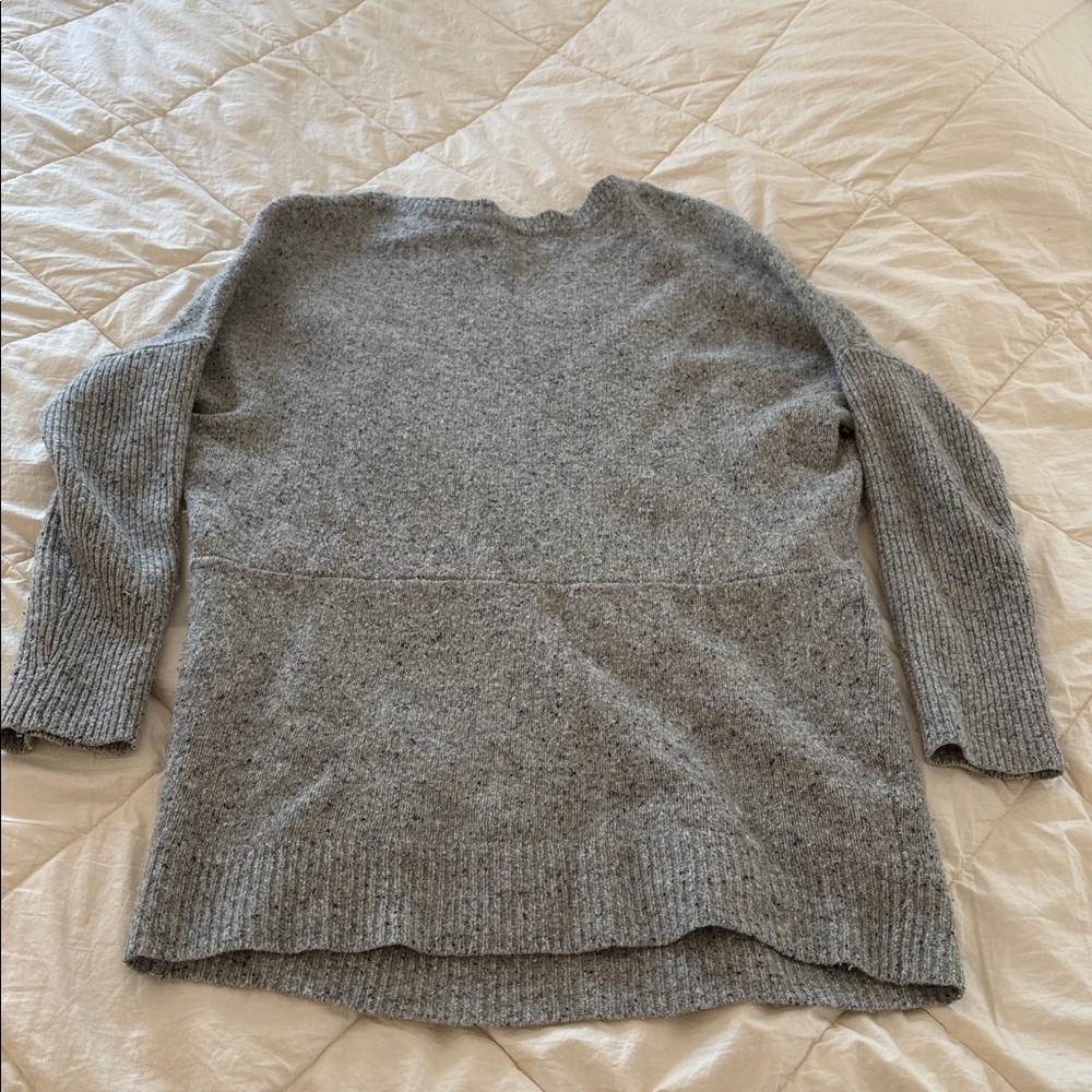 Hatch Wool blend Gray Knit Dolman Sweater